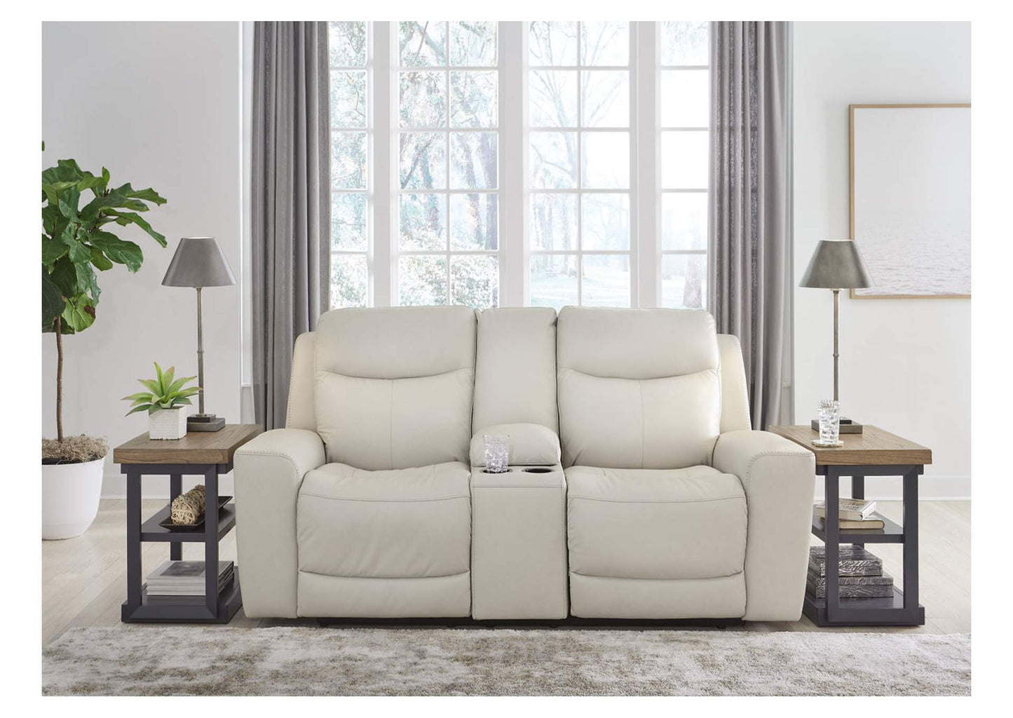 Mindanao Power Reclining Loveseat with Console