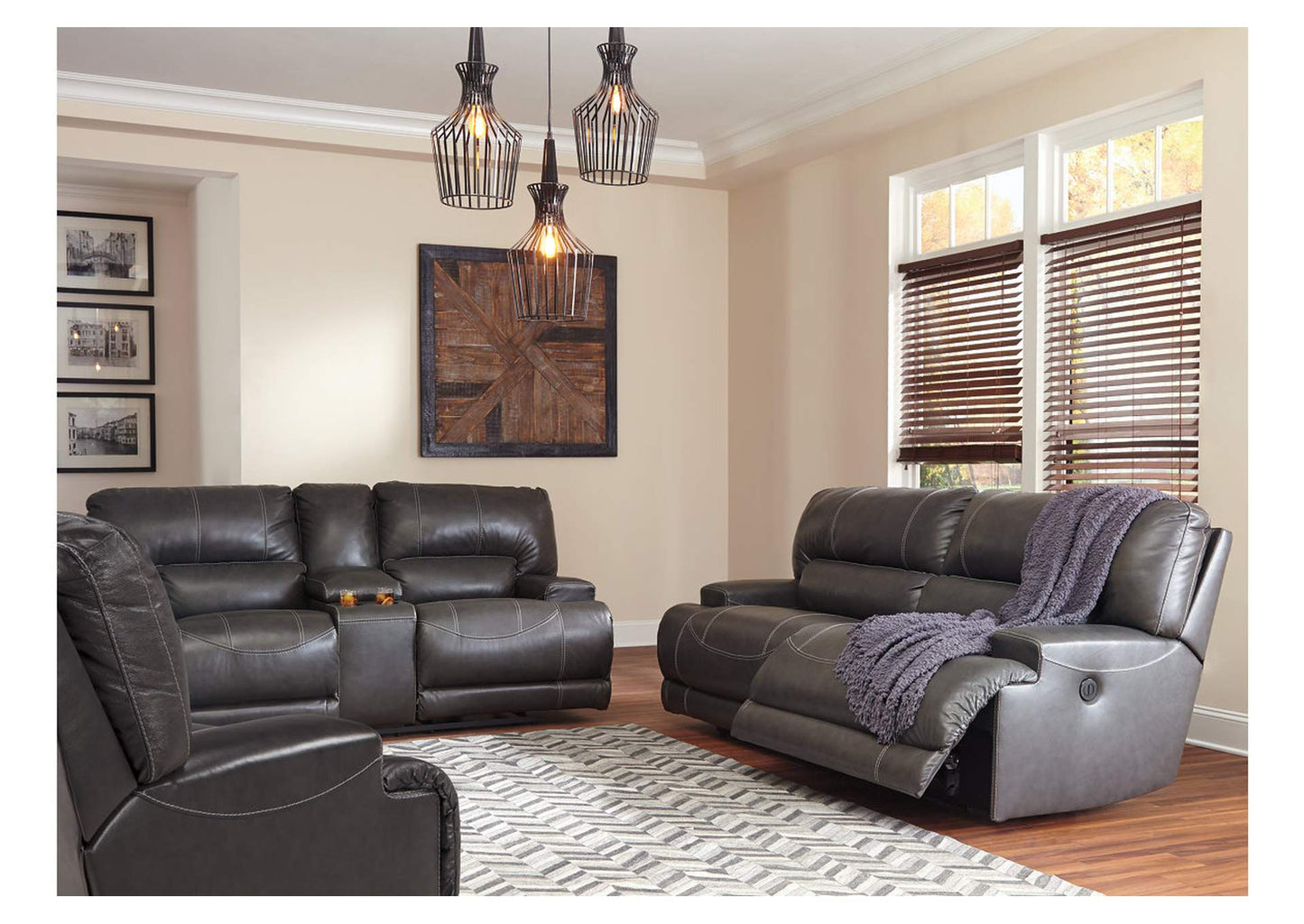 McCaskill Power Sofa, Loveseat and Recliner