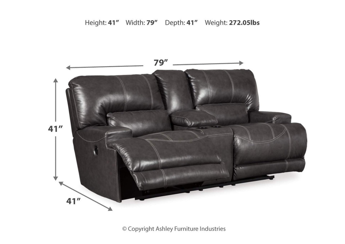 McCaskill Power Sofa, Loveseat and Recliner