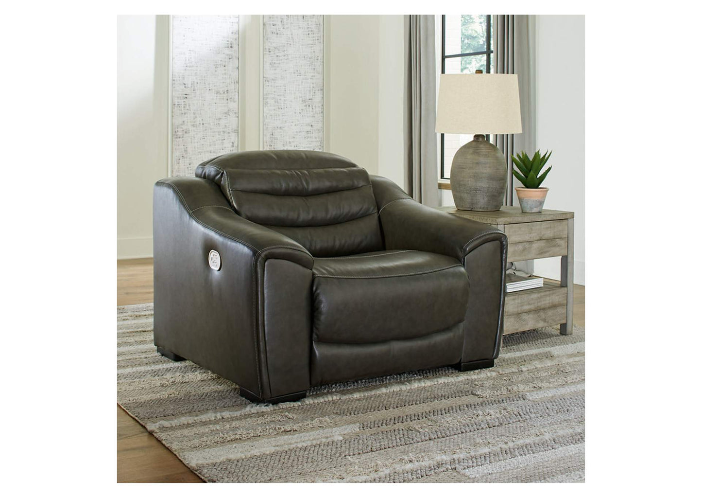 Center Line 2-Piece Power Sectional with Recliner