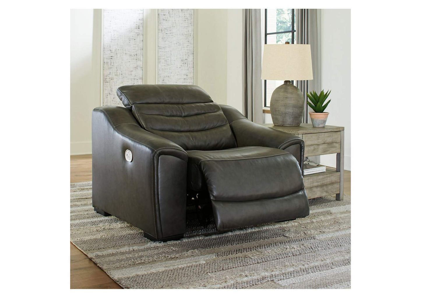 Center Line 2-Piece Power Sectional with Recliner