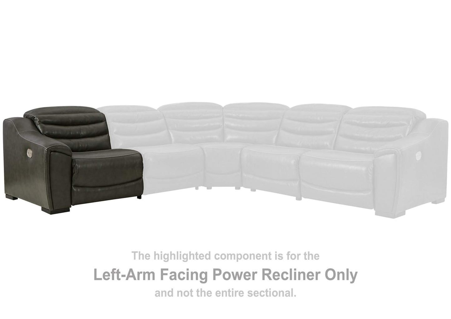 Center Line 4-Piece Power Reclining Sectional