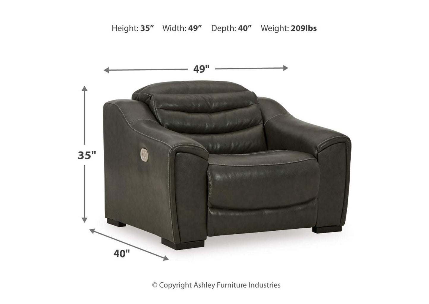 Center Line Power Recliner