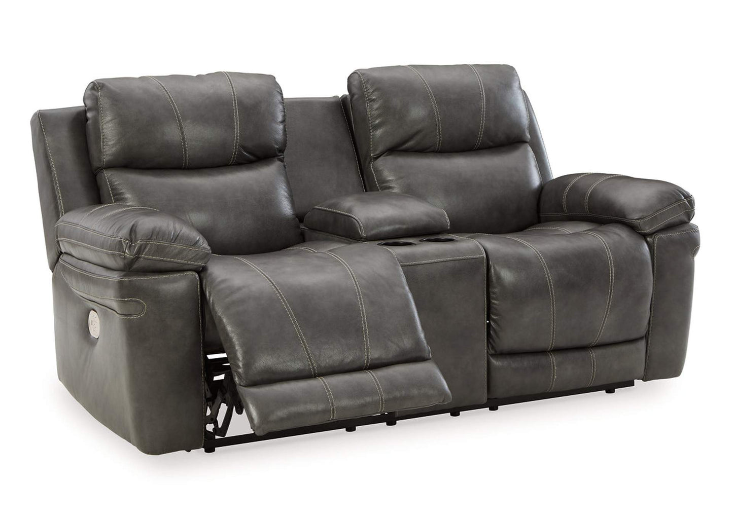 Edmar Dual Power Reclining Sofa and Loveseat