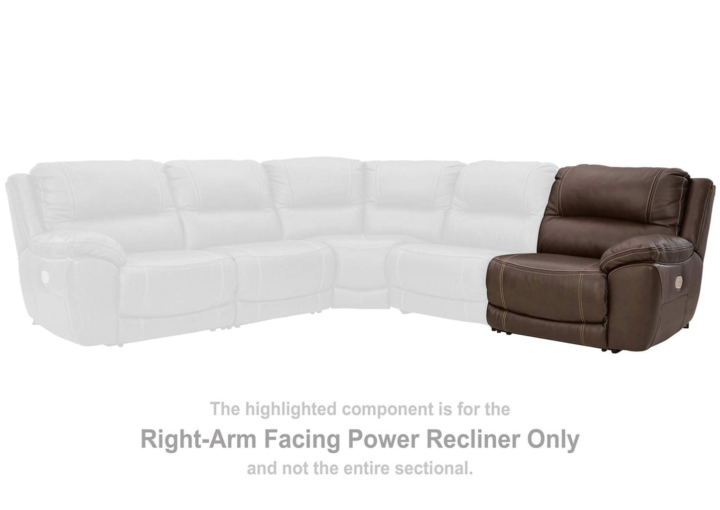 Dunleith 3-Piece Power Reclining Loveseat with Console