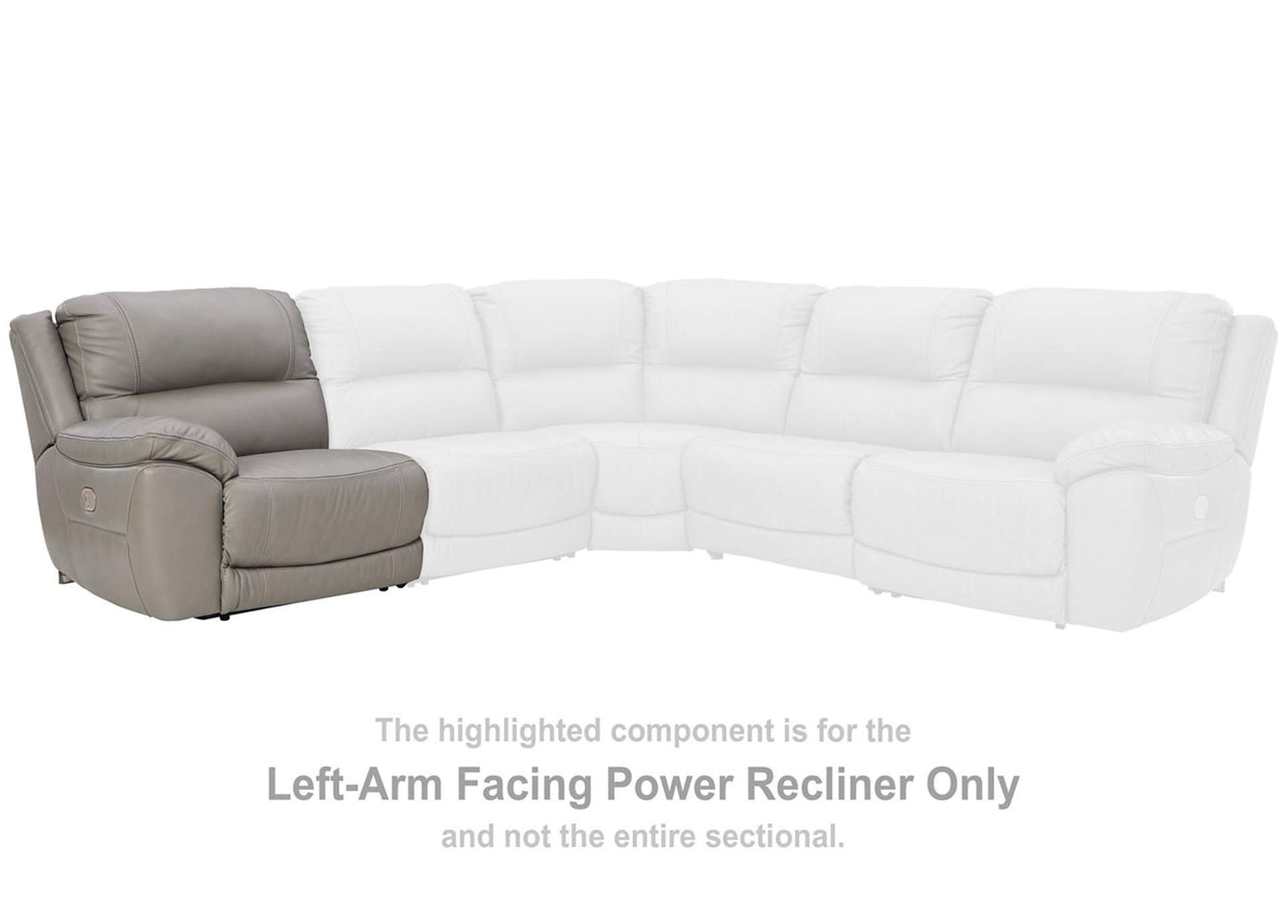 Dunleith 3-Piece Power Reclining Sectional Sofa