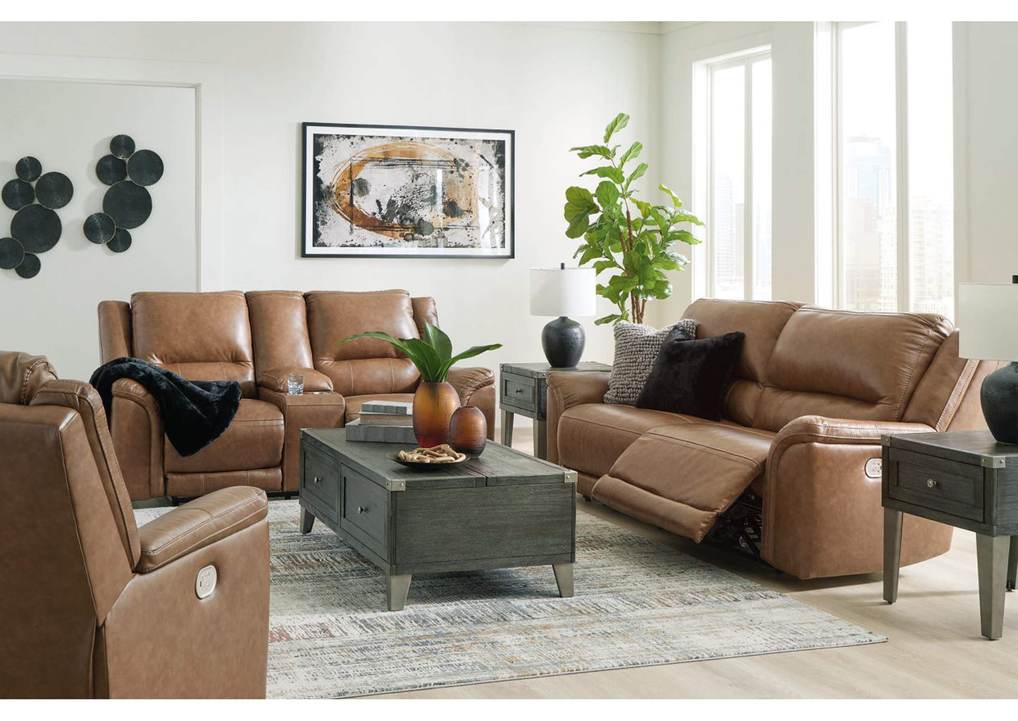 Trasimeno Power Sofa, Loveseat and Recliner