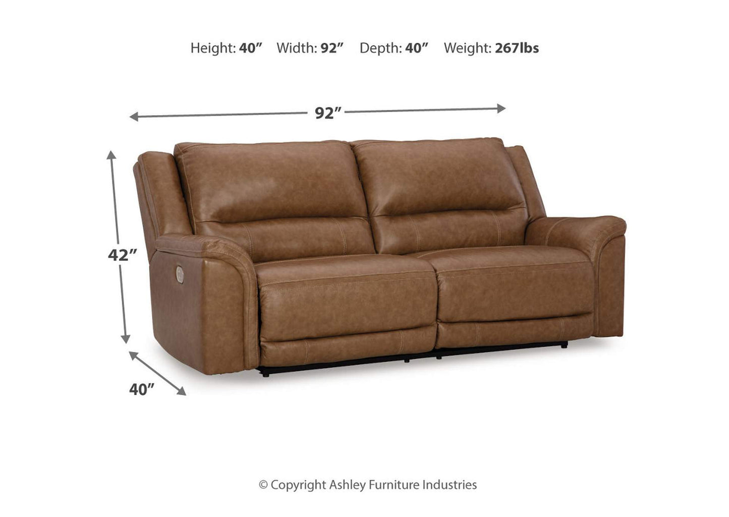 Trasimeno Power Sofa, Loveseat and Recliner