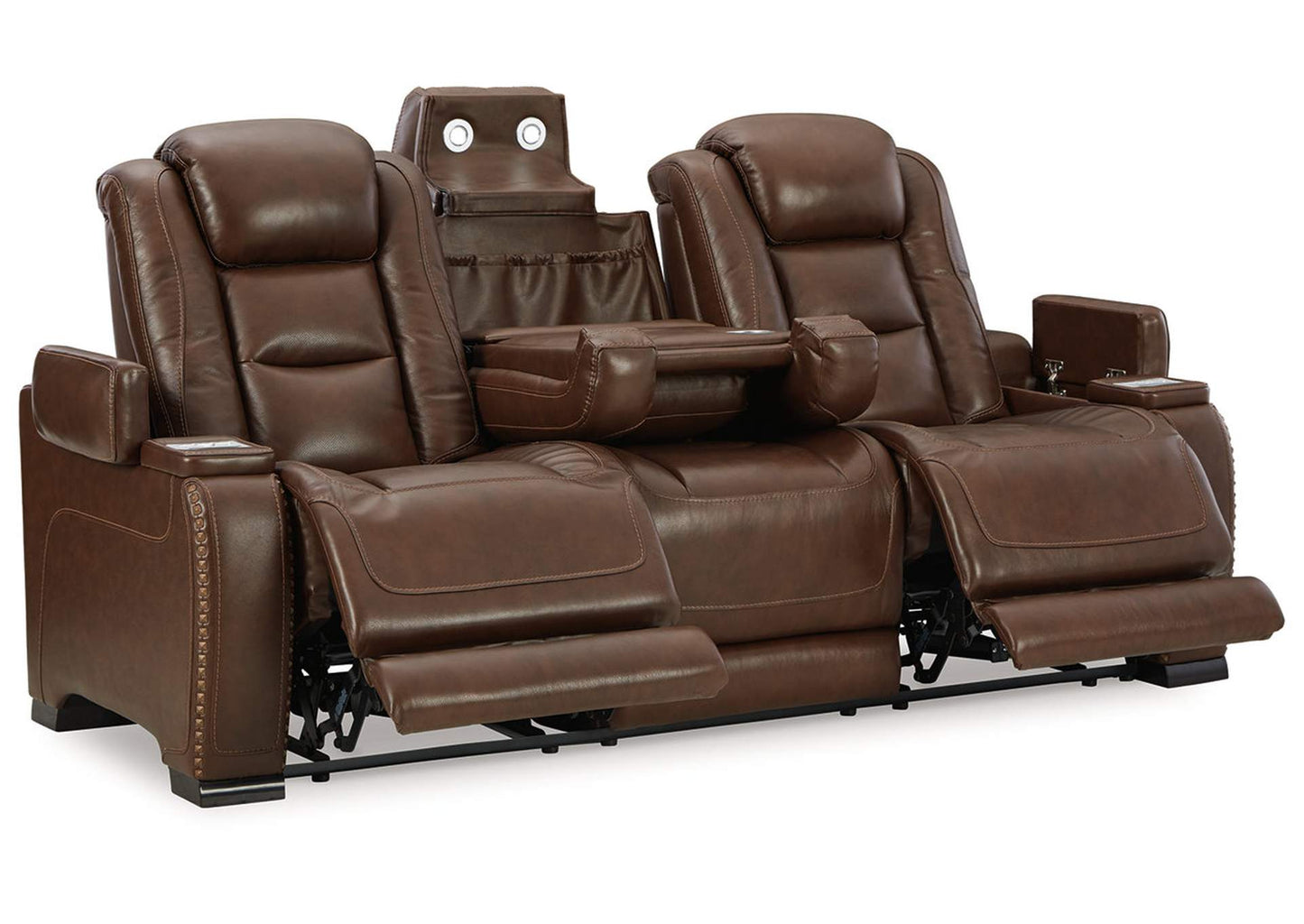 The Man-Den Triple Power Reclining Sofa, Loveseat and Recliner