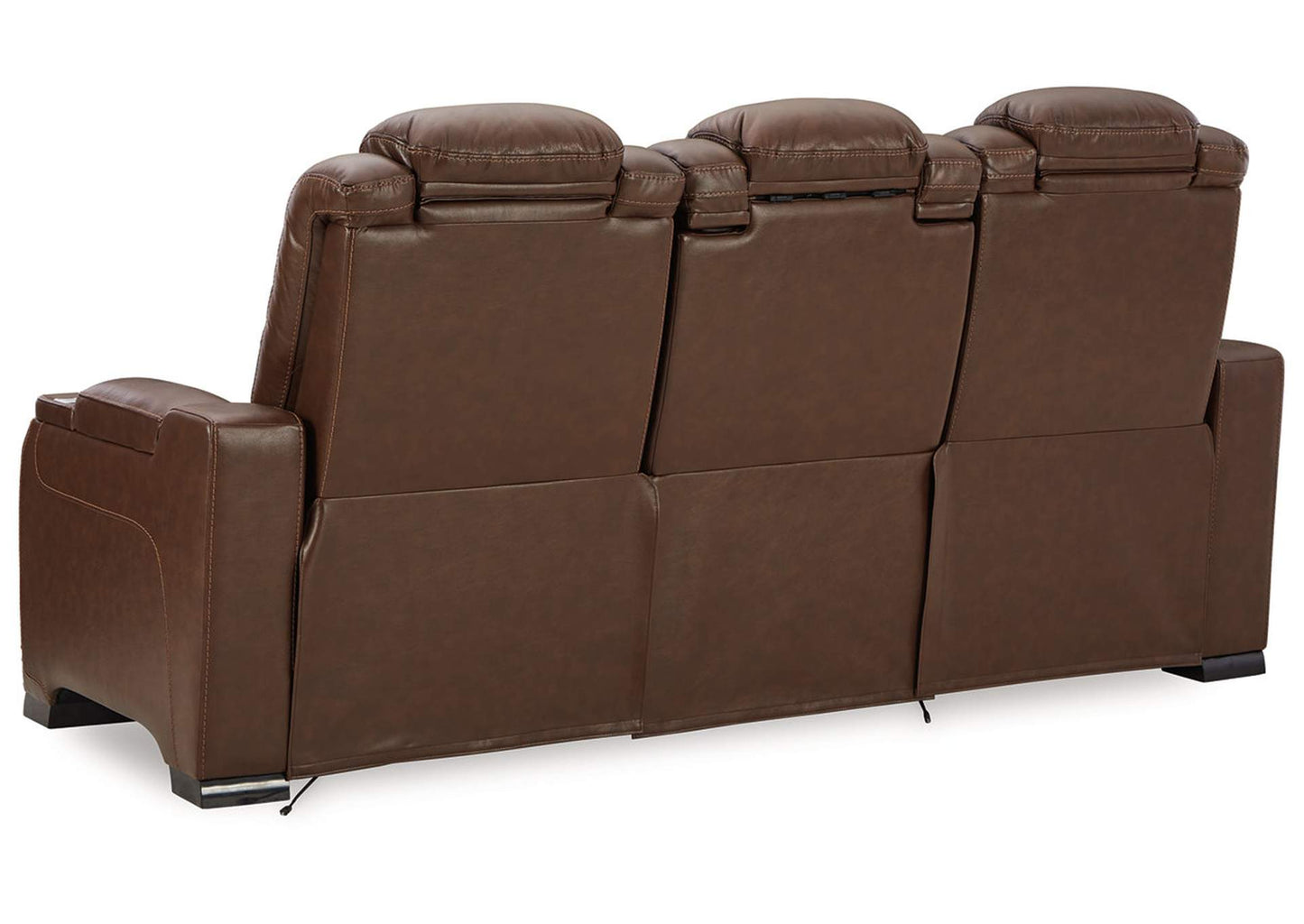 The Man-Den Triple Power Reclining Power Reclining Sofa and Loveseat