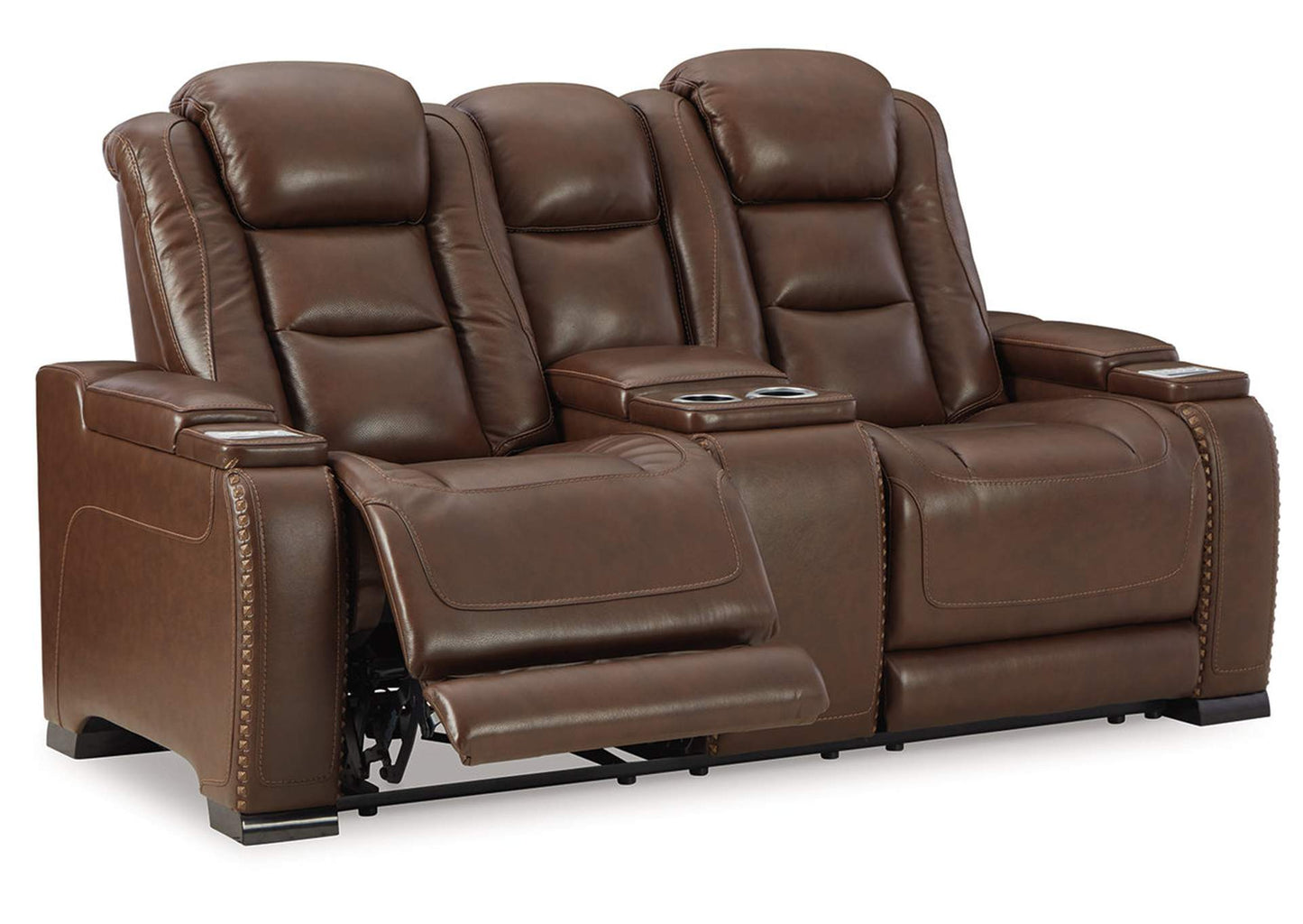 The Man-Den Triple Power Reclining Sofa, Loveseat and Recliner