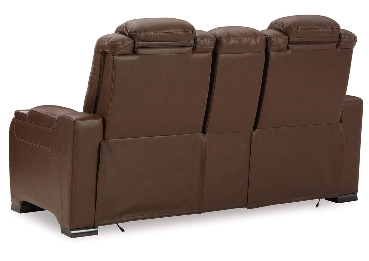 The Man-Den Triple Power Reclining Power Reclining Sofa and Loveseat