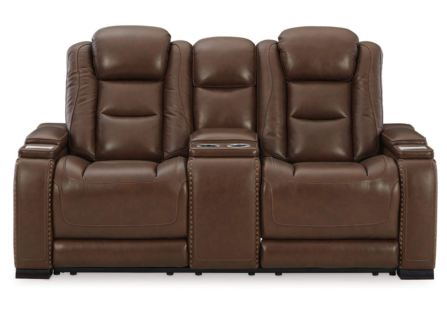 The Man-Den Triple Power Reclining Power Reclining Sofa and Loveseat