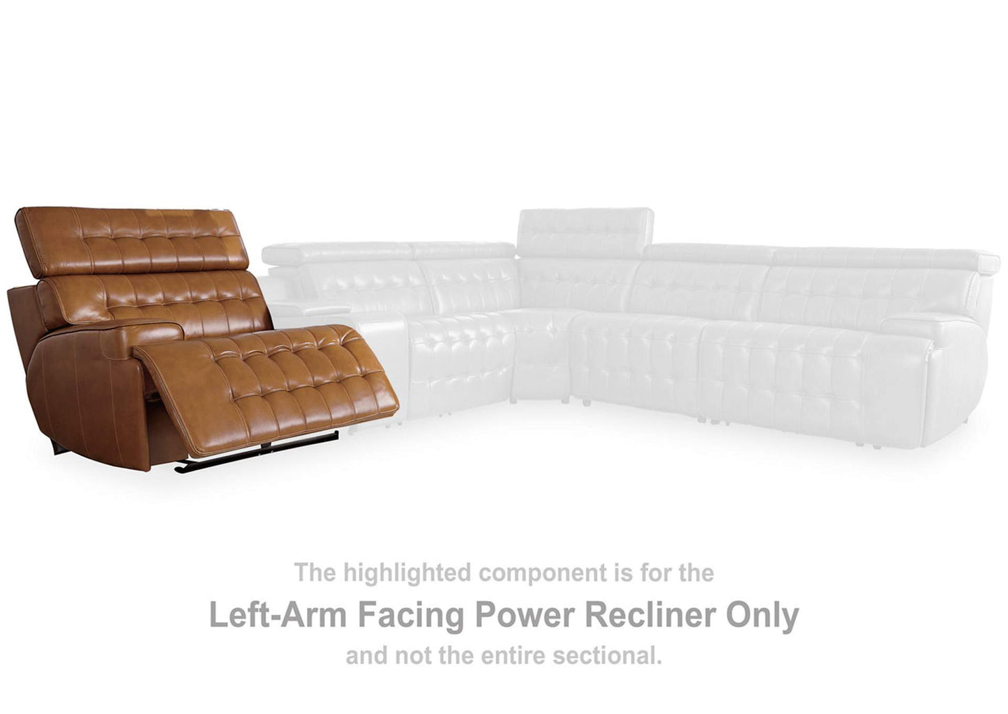 Temmpton 2-Piece Power Reclining Sectional Loveseat