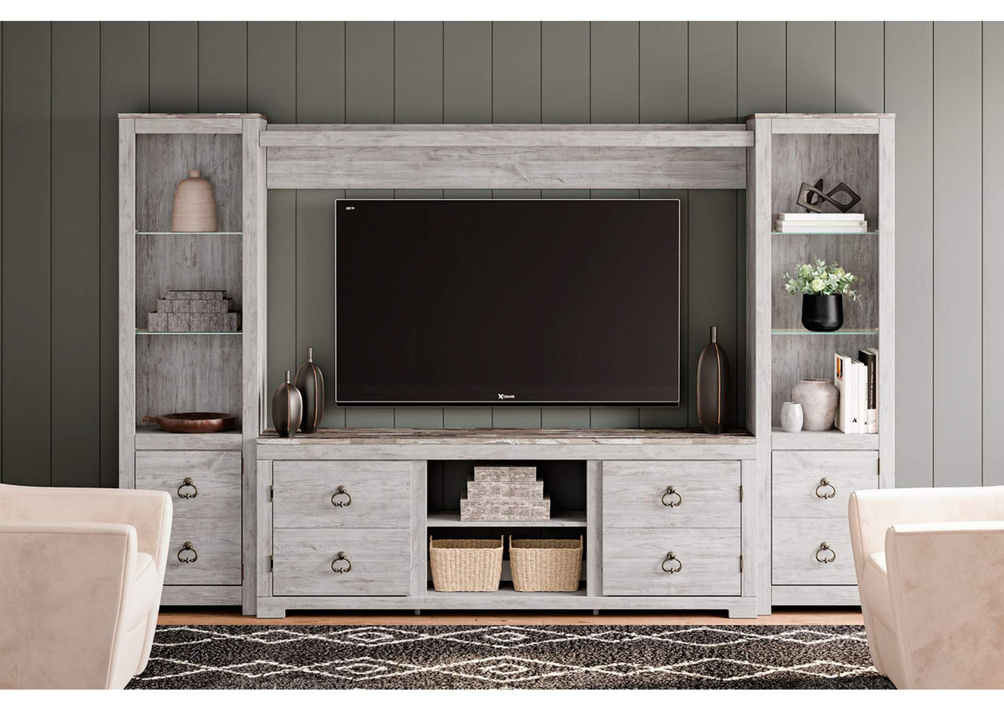 Willowton 4-Piece Entertainment Center