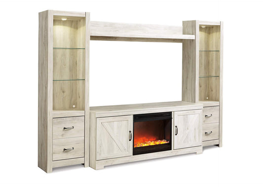 Bellaby 4-Piece Entertainment Center with Fireplace