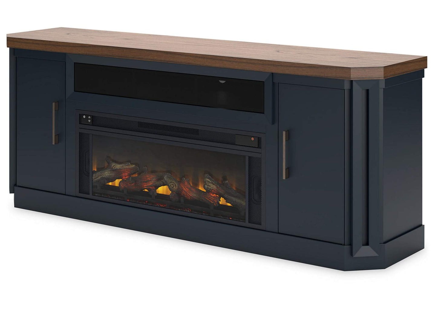 Landocken 83" TV Stand with Electric Fireplace