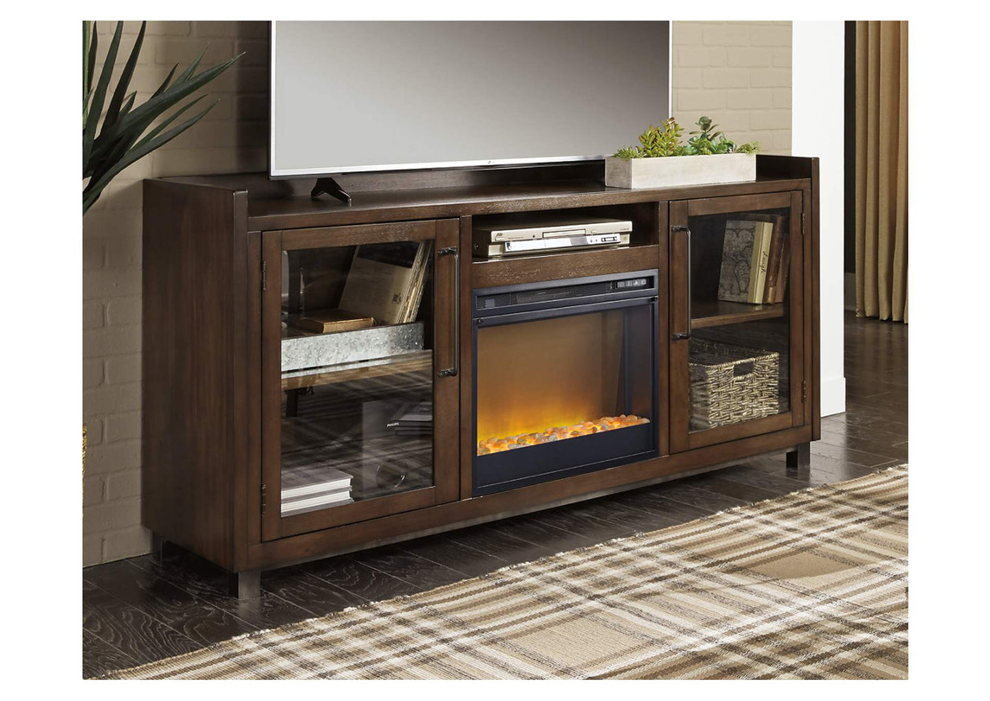 Starmore 70" TV Stand with Electric Fireplace