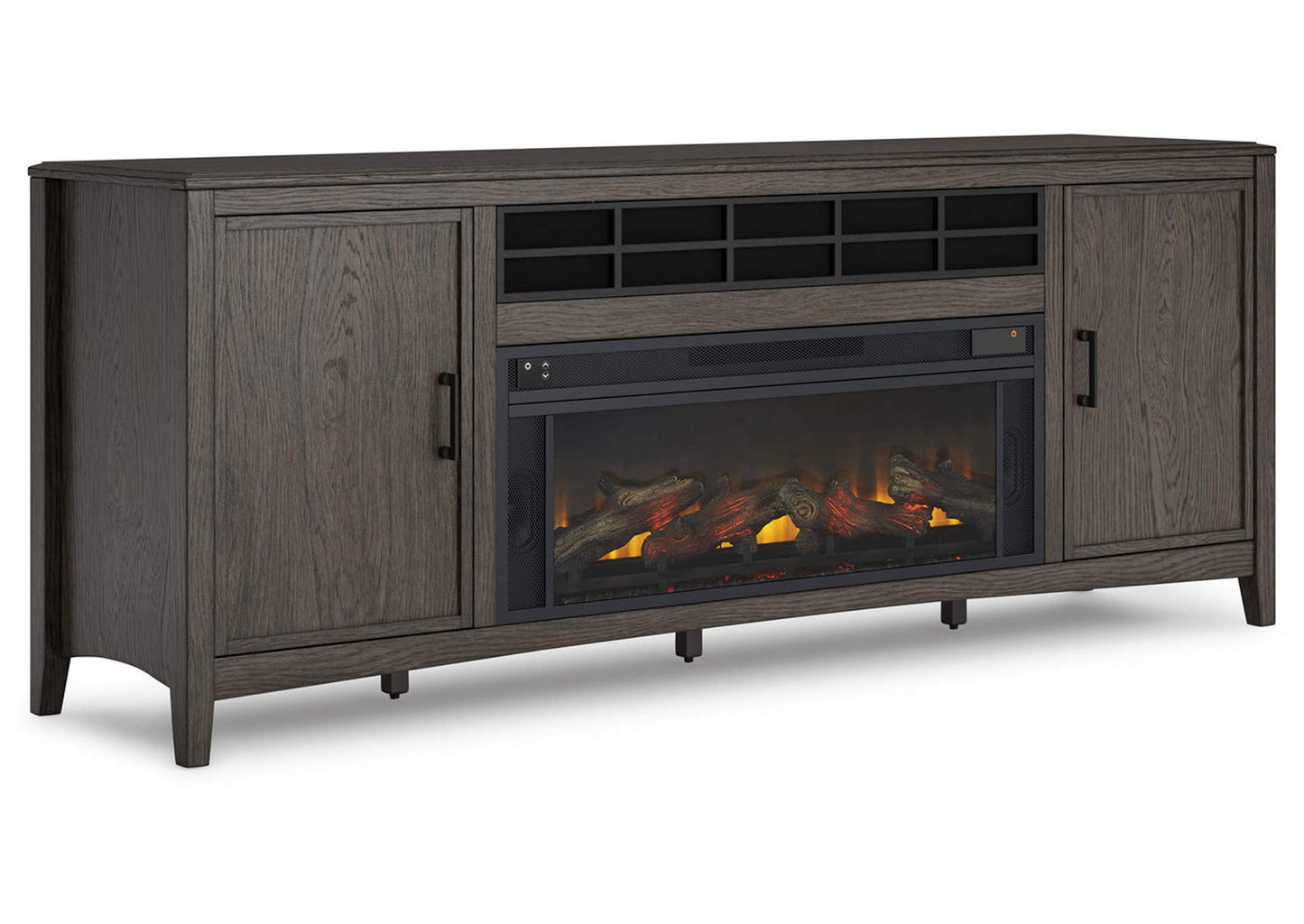 Montillan 84" TV Stand with Electric Fireplace