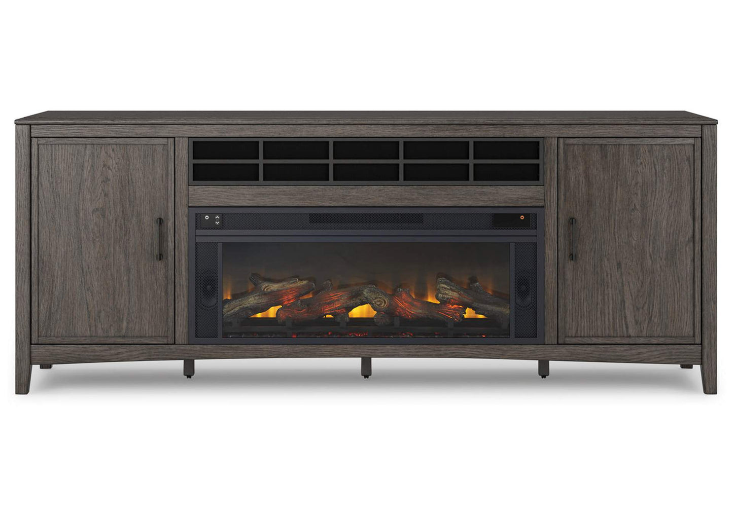 Montillan 84" TV Stand with Electric Fireplace