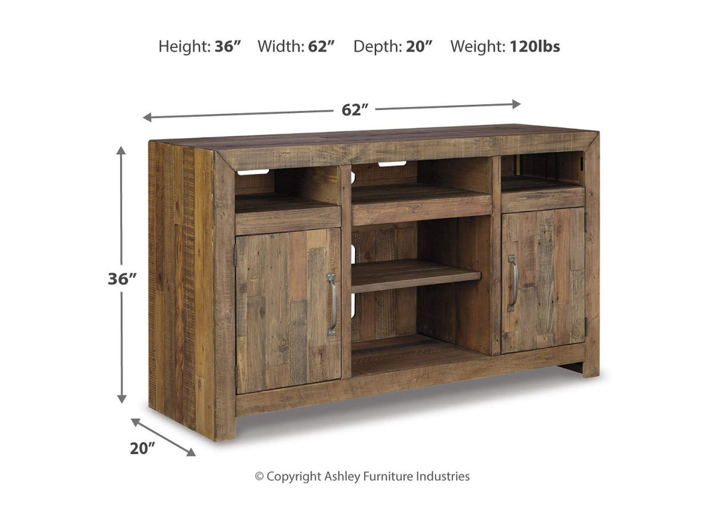 Sommerford 62" TV Stand