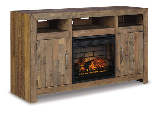 Sommerford 62" TV Stand with Electric Fireplace