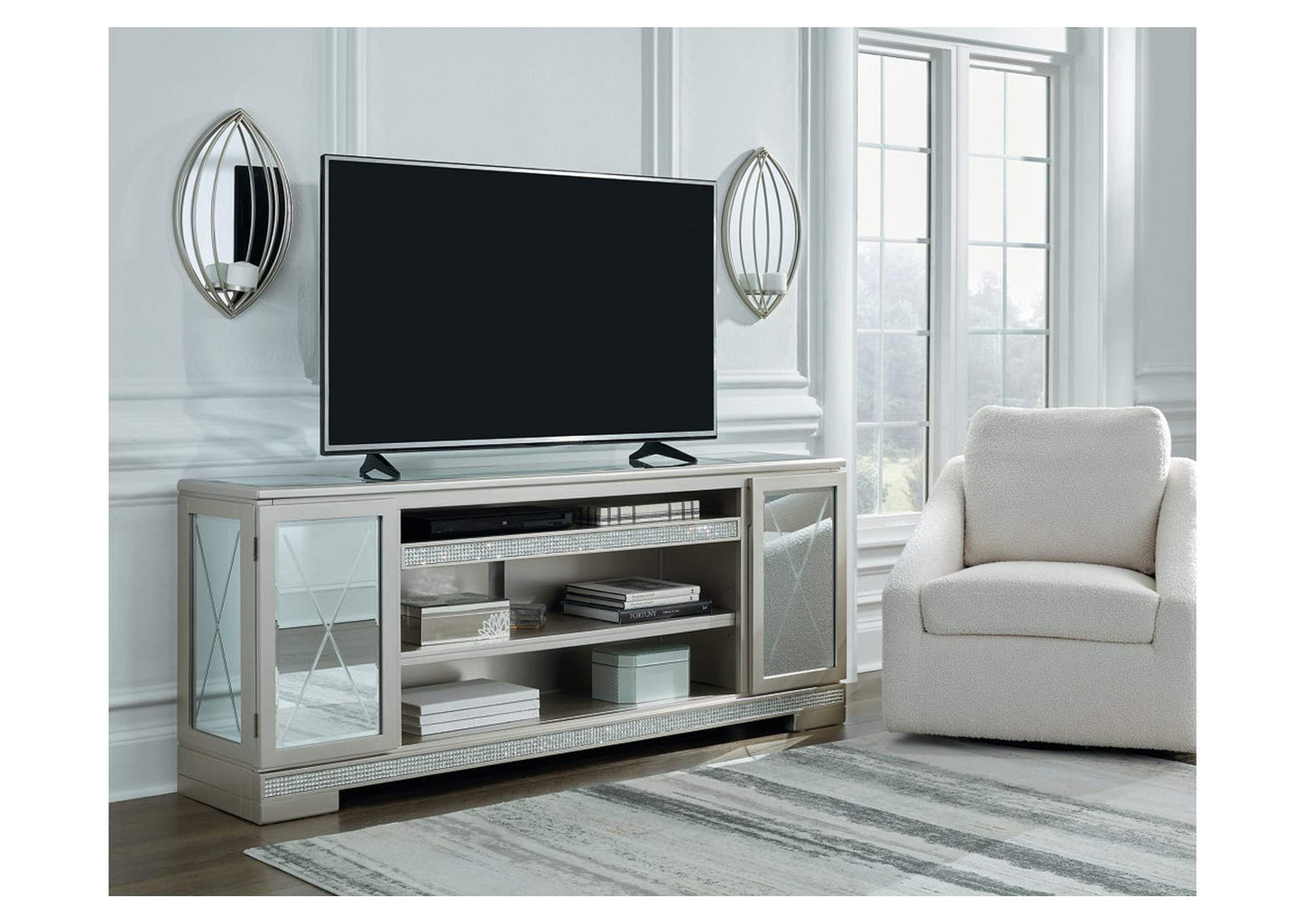 Flamory 72" TV Stand