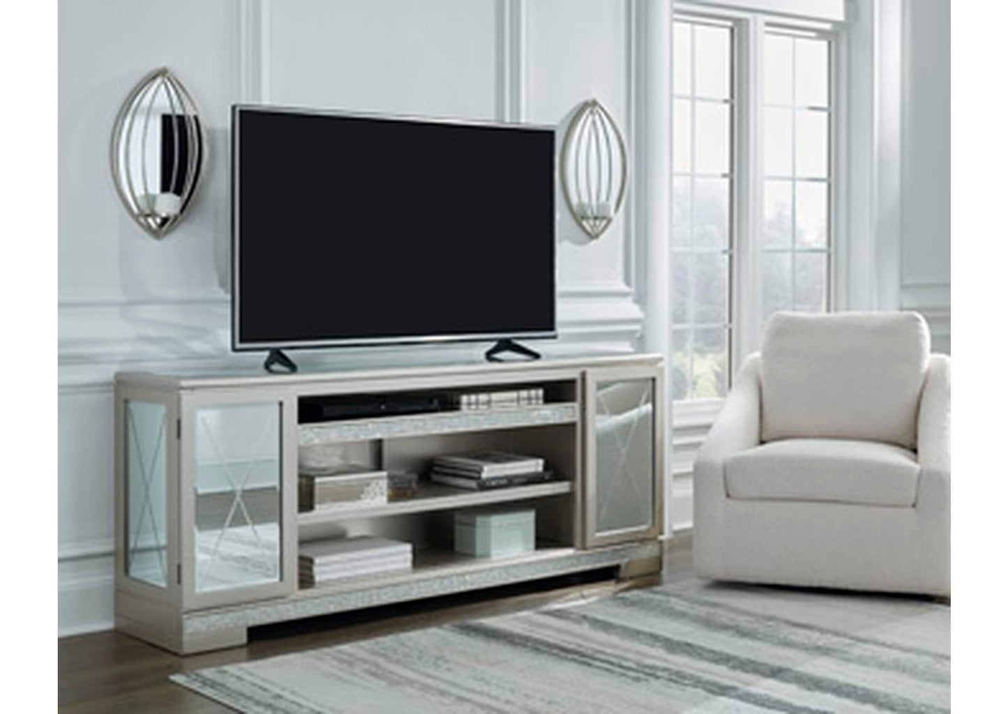 Flamory 72" TV Stand