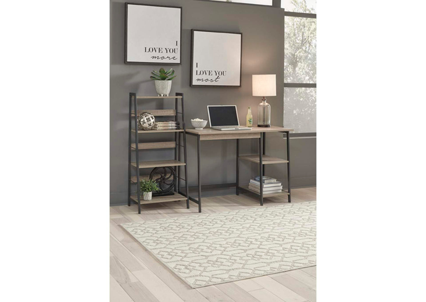 Soho Home Office Desk and Shelf